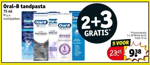 Promotie: Oral-B tandpasta