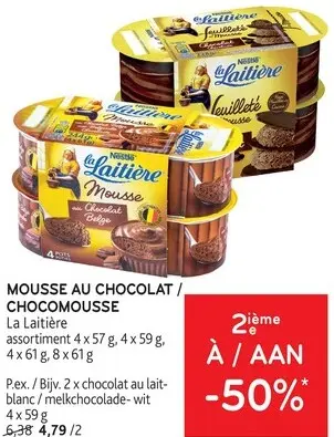 Offre: Mousse au chocolat