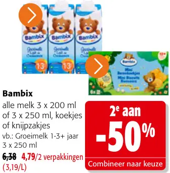 Promotie: Melk, koekjes of knijpzakjes