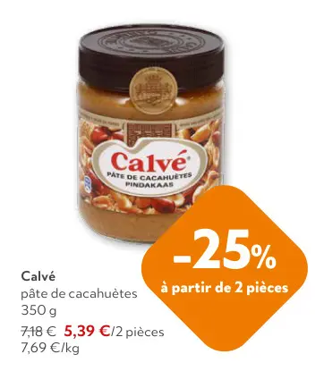 Offre: Pâte de cacahuètes