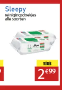 Aanbieding: reinigingsdoekjes