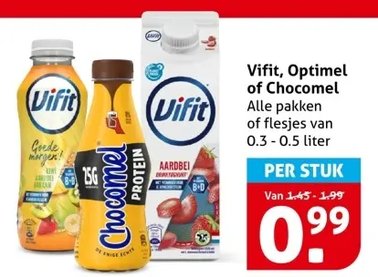 Aanbieding: Vifit, Optimel of Chocomel