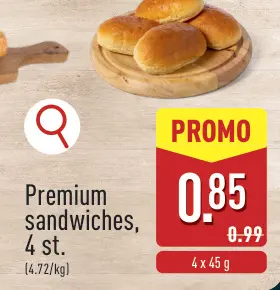Promotie: Premium sandwiches