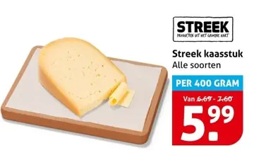 Aanbieding: Streek kaasstuk