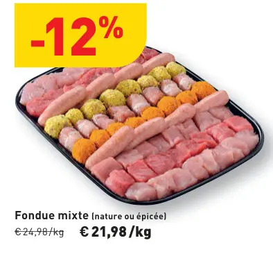 Offre: Fondue mixte