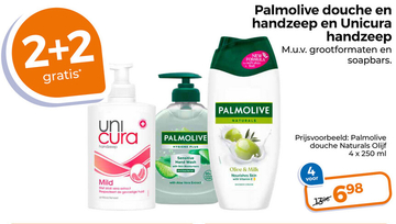 Aanbieding: Palmolive douche Naturals Olijf