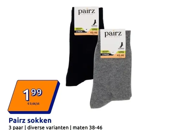 Aanbieding: Pairz sokken