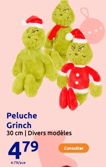 Offre: Peluche Grinch