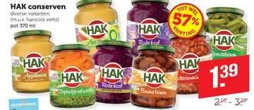 Aanbieding: HAK conserven