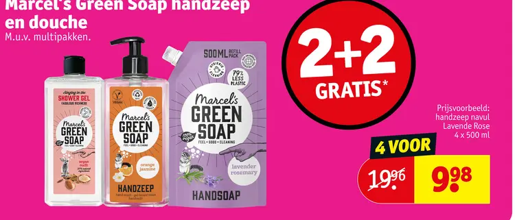 Aanbieding: Green Soap handzeep en douche