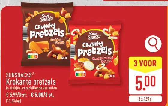 Promotie: Krokante pretzels