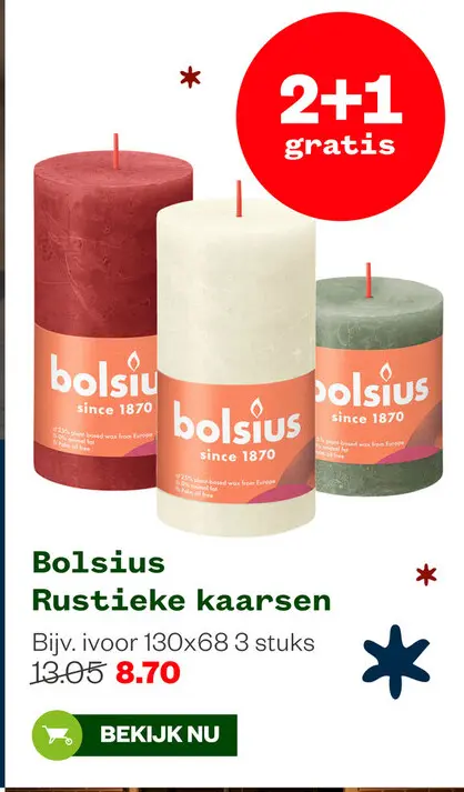 Aanbieding: Rustieke kaarsen