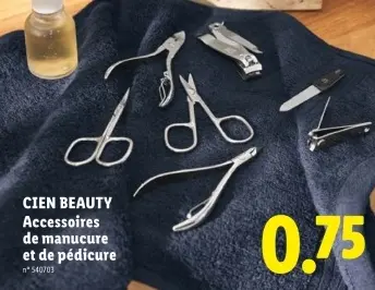 Offre: Accessoires de manucure et de pédicure