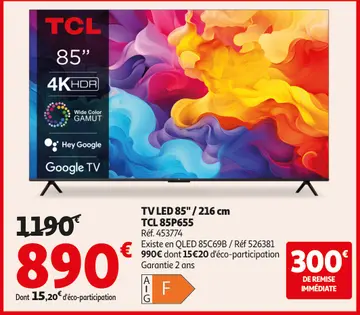 Aanbieding: Tcl 85p655