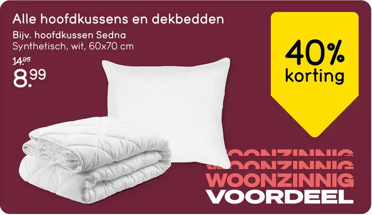 Aanbieding: Hoofdkussen Sedna