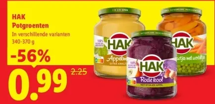 Aanbieding: Potgroenten