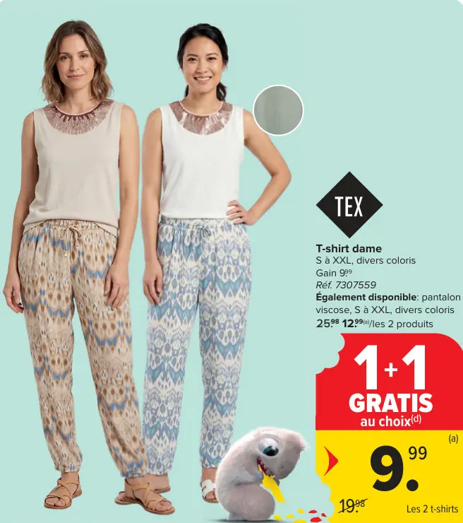 Offre: T-shirt dame