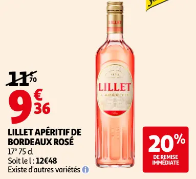 Promotie: Apéritif de bordeaux rosé