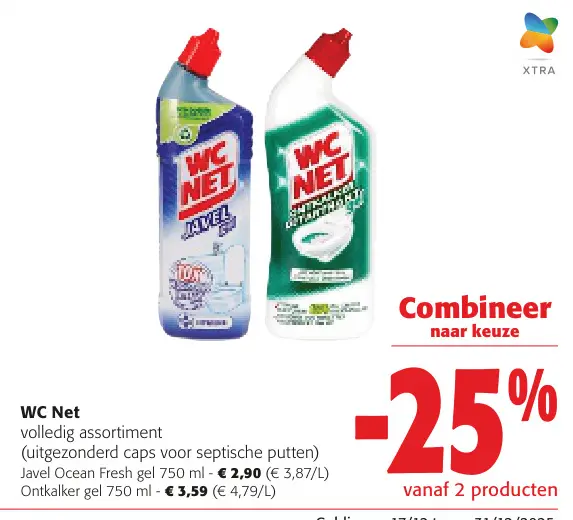 Promotie: WC Net Javel Ocean Fresh gel