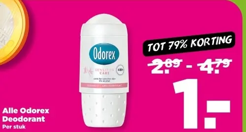 Aanbieding: Odorex Deodorant