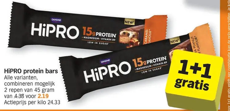 Aanbieding: HiPRO protein bars