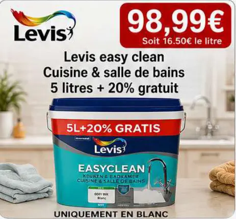 Offre: Levis easy clean