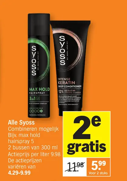 Promotie: Syoss Hairspray & Deep Conditioner