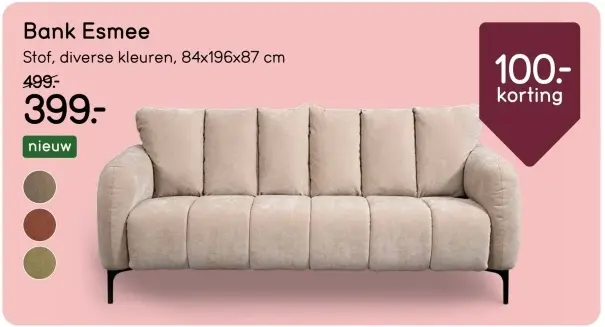 Aanbieding: Bank Esmee