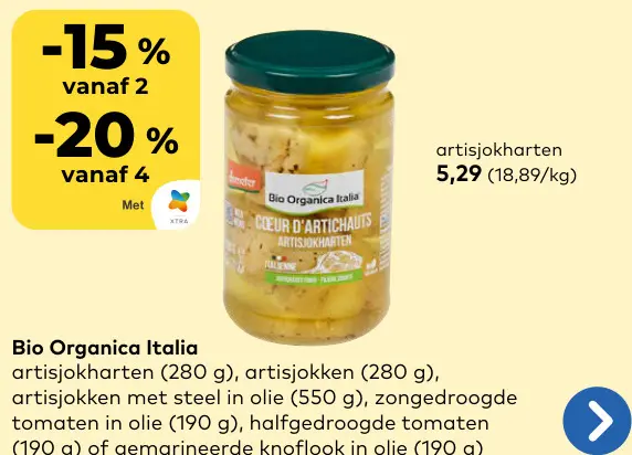 Promotie: Artisjokharten