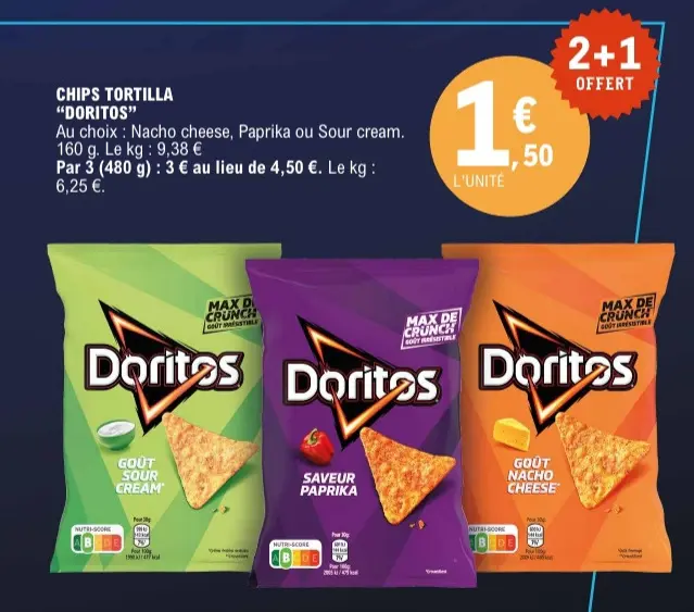 Promotie: Chips tortilla