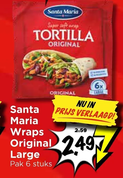 Aanbieding: Wraps Original Large