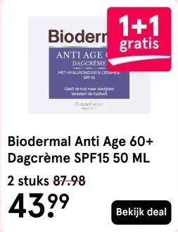 Aanbieding: Anti Age 60+ Dagcrème SPF15