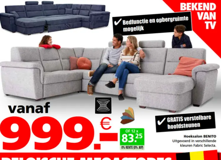Promotie: Hoeksalon BENITO