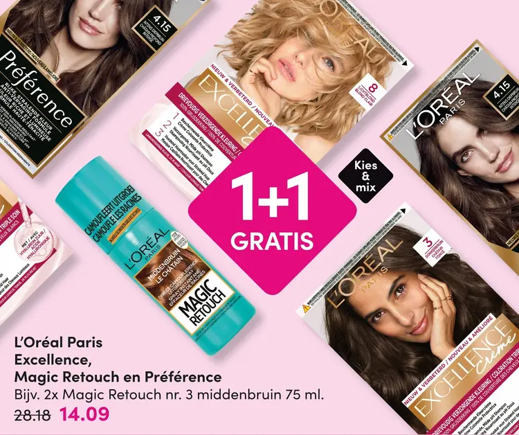 Aanbieding: Excellence, Magic Retouch en Préférence