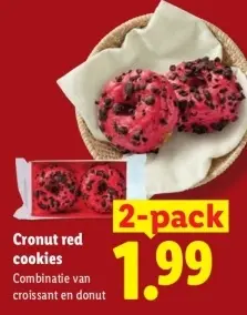 Aanbieding: Cronut red cookies