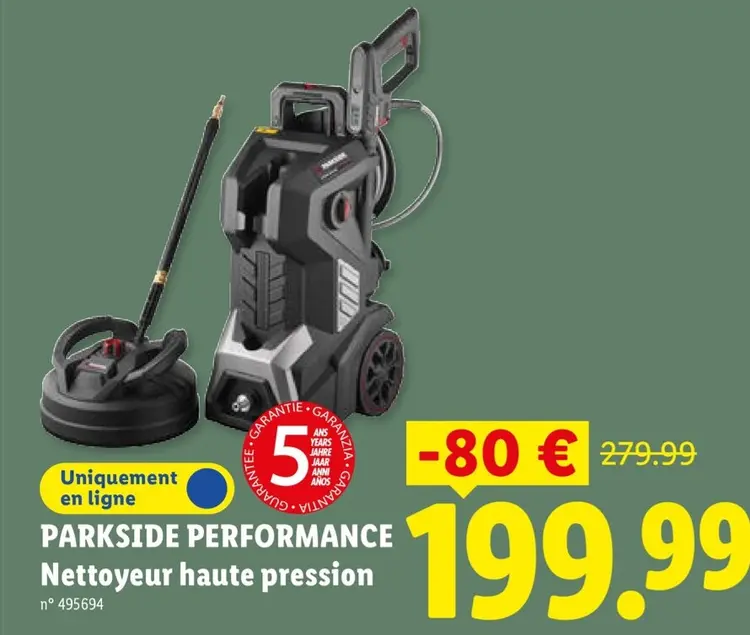Offre: Nettoyeur haute pression