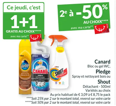 Offre: Canard, Pledge, Shout