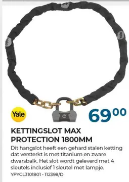 Aanbieding: KETTINGSLOT MAX PROTECTION 1800MM