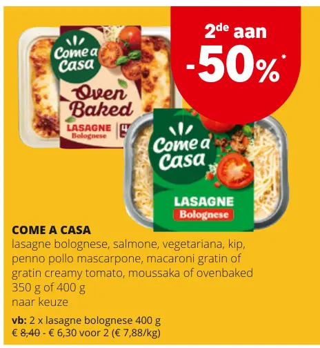 Promotie: Come a casa