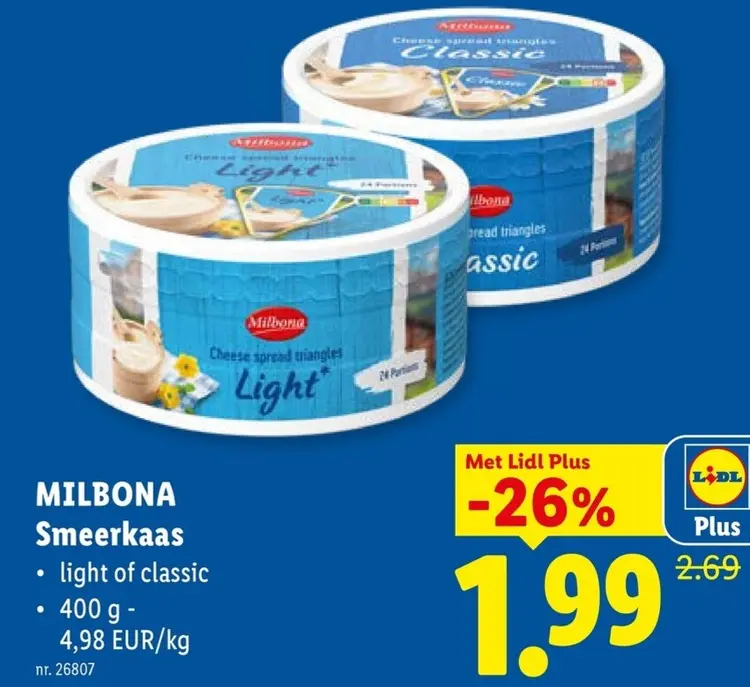 Promotie: Smeerkaas