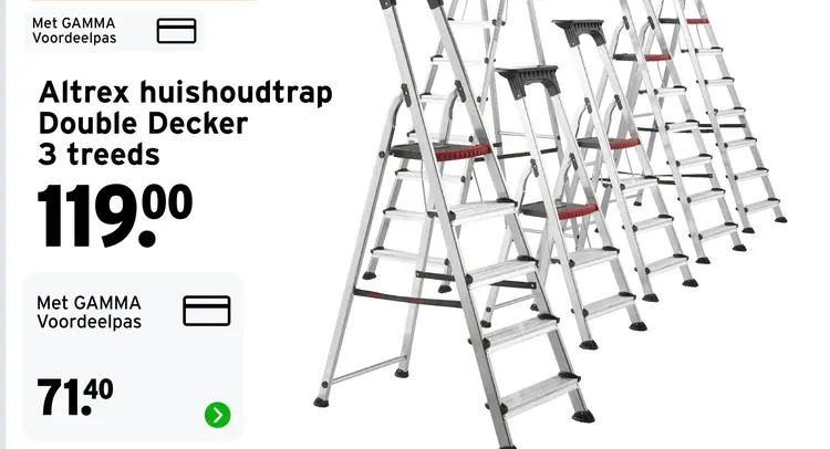 Aanbieding: Altrex huishoudtrap Double Decker