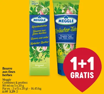 Offre: Beurre aux fines herbes