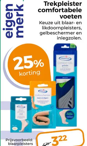 Aanbieding: Trekpleister comfortabele voeten