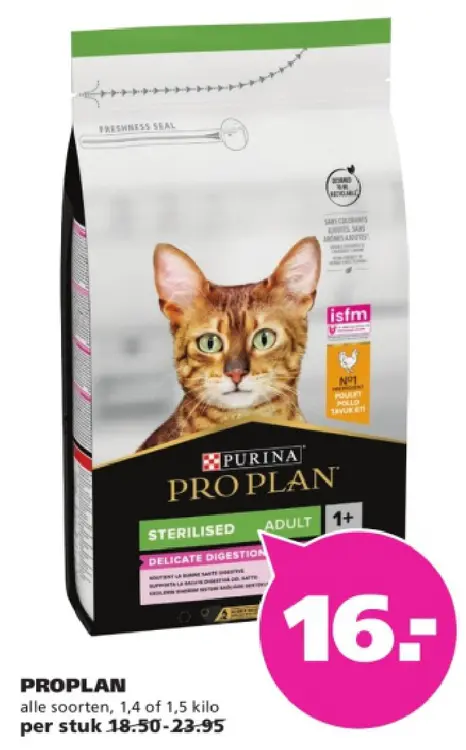 Aanbieding: Proplan alle soorten