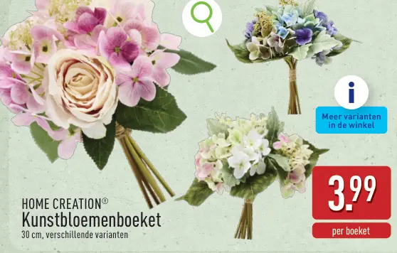 Promotie: Kunstbloemenboeket