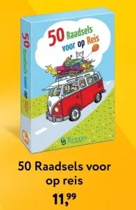 Aanbieding: 50 Raadsels voor op reis