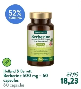 Aanbieding: Berberine 500 mg