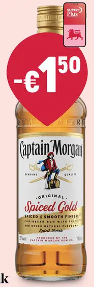 Promotie: Spiced Gold, Captain Morgan