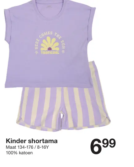 Promotie: Kinder shortama