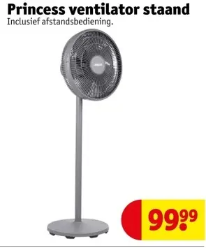 Aanbieding: Ventilator staand